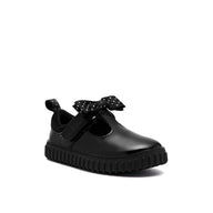 Clarks Girls Shoe Cove Bow T Black Patent