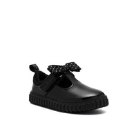 Clarks Girls Shoe Cove Bow T Black Patent