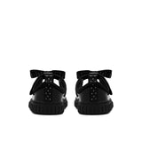 Clarks Girls Shoe Cove Bow T Black Patent