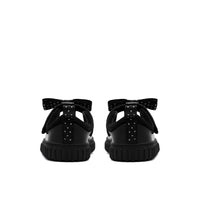Clarks Girls Shoe Cove Bow T Black Patent