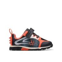 Clarks Boys Trainer Steggy 2 Fly T Black/Orange