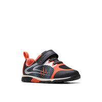 Clarks Boys Trainer Steggy 2 Fly T Black/Orange