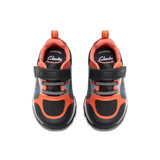 Clarks Boys Trainer Steggy 2 Fly T Black/Orange