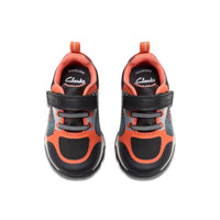 Clarks Boys Trainer Steggy 2 Fly T Black/Orange