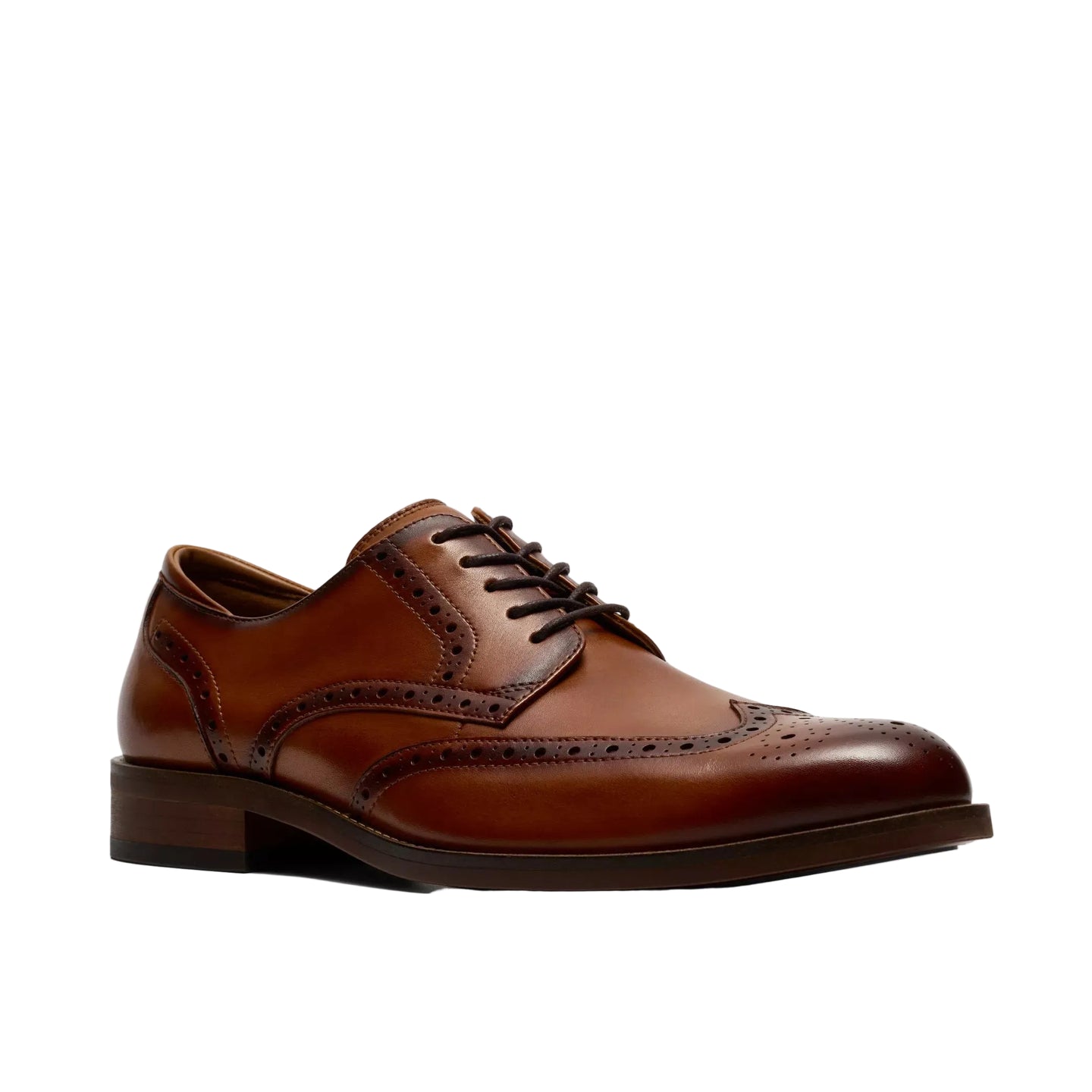 Clarks Mens Shoe CraftRemi Tip Tan Leather