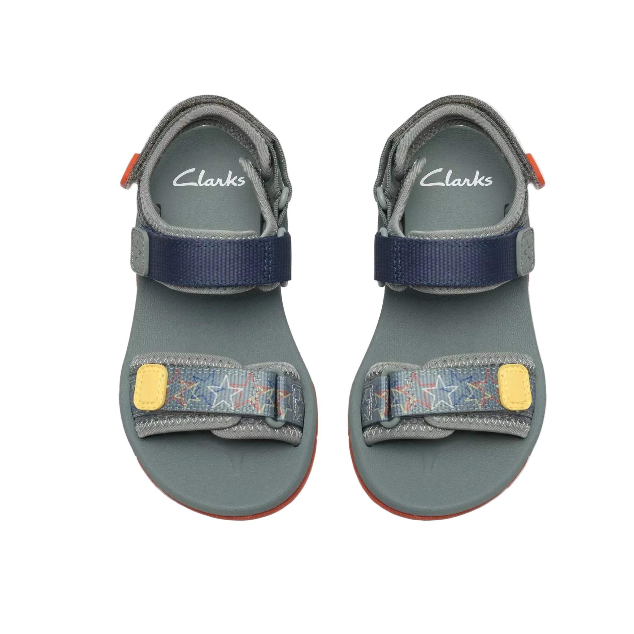 Clarks Boys Sandal Wharf Tide K Green Combination