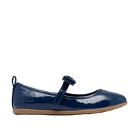 Clarks Girls Shoe Charm Bow K Navy Patent