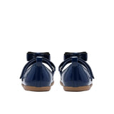 Clarks Girls Shoe Charm Bow K Navy Patent