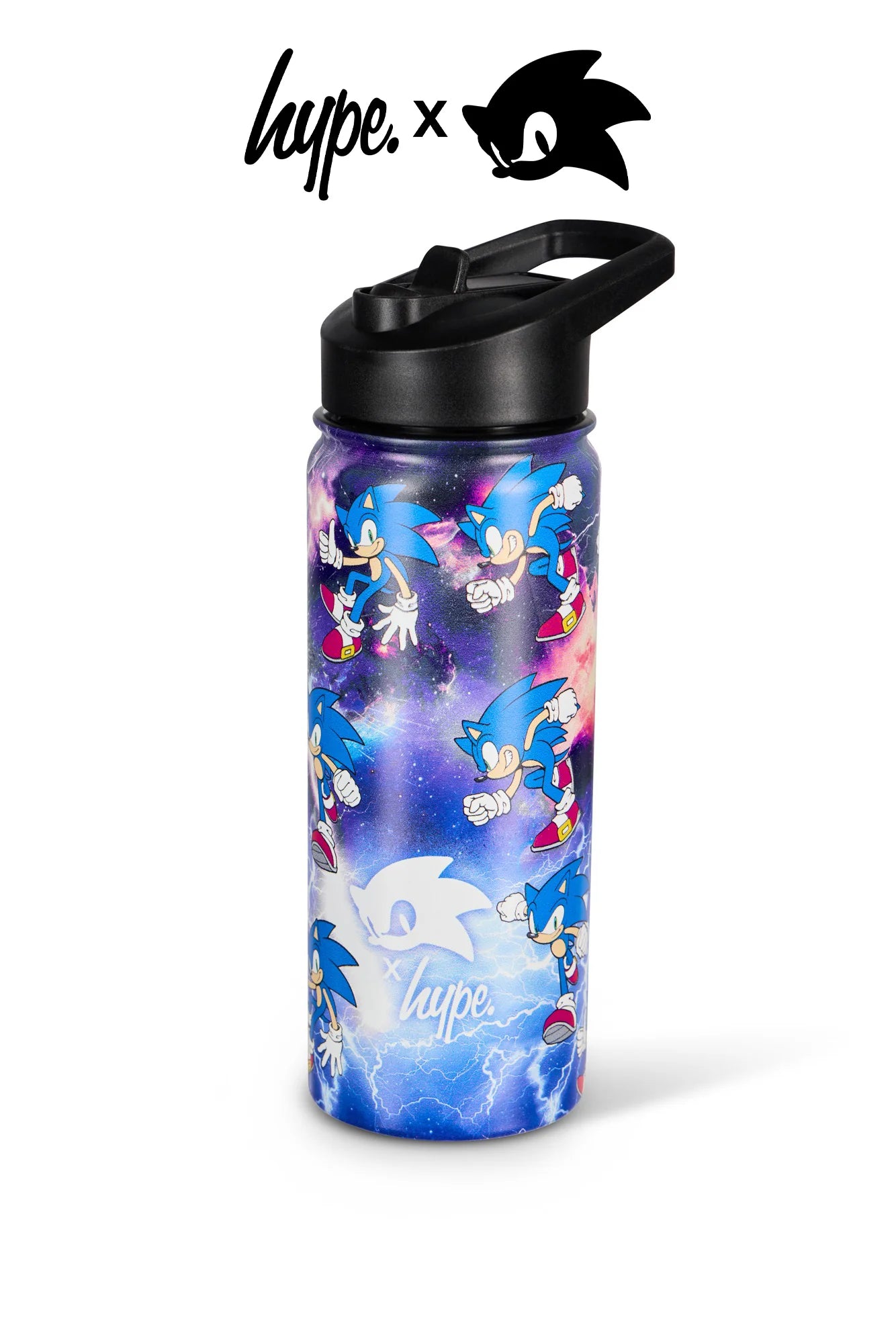 Hype blue Sonic the Hedgehog water bottle