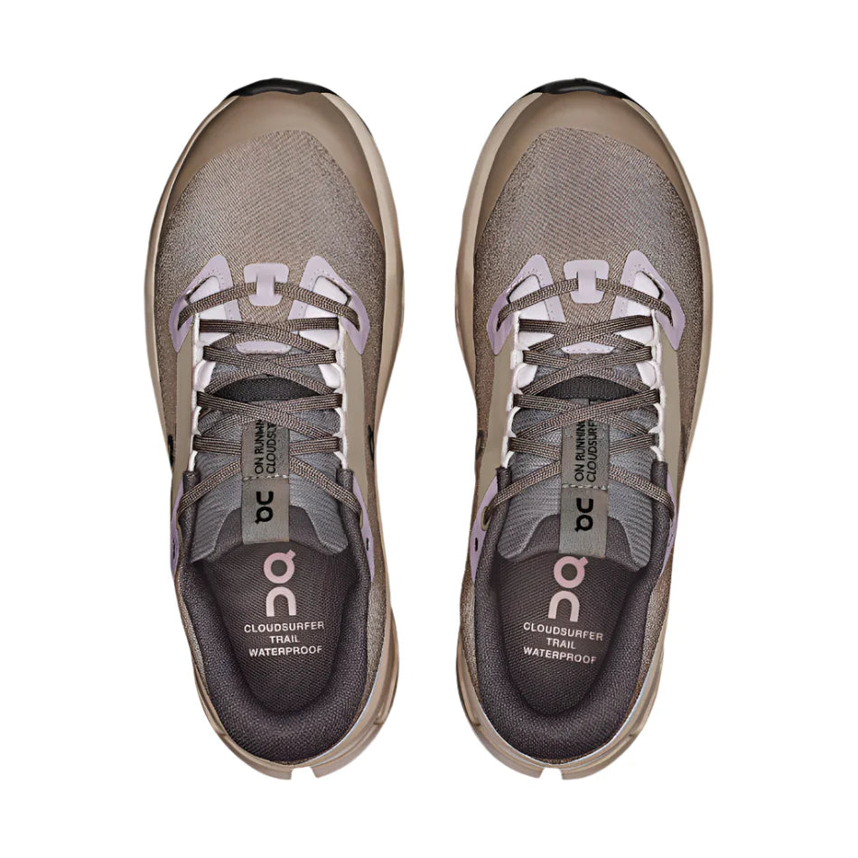 On Running Womens Trainer Cloudsurfer Trail 2 WP Cinder/Desert