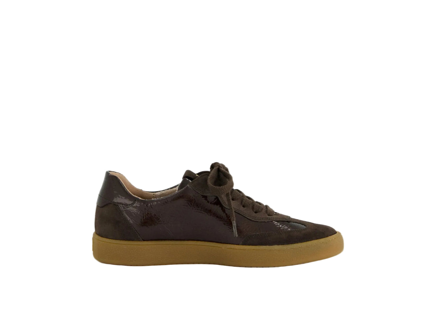 Paul Green women's brown leather trainer