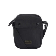 Barbour International unisex black bag with zip