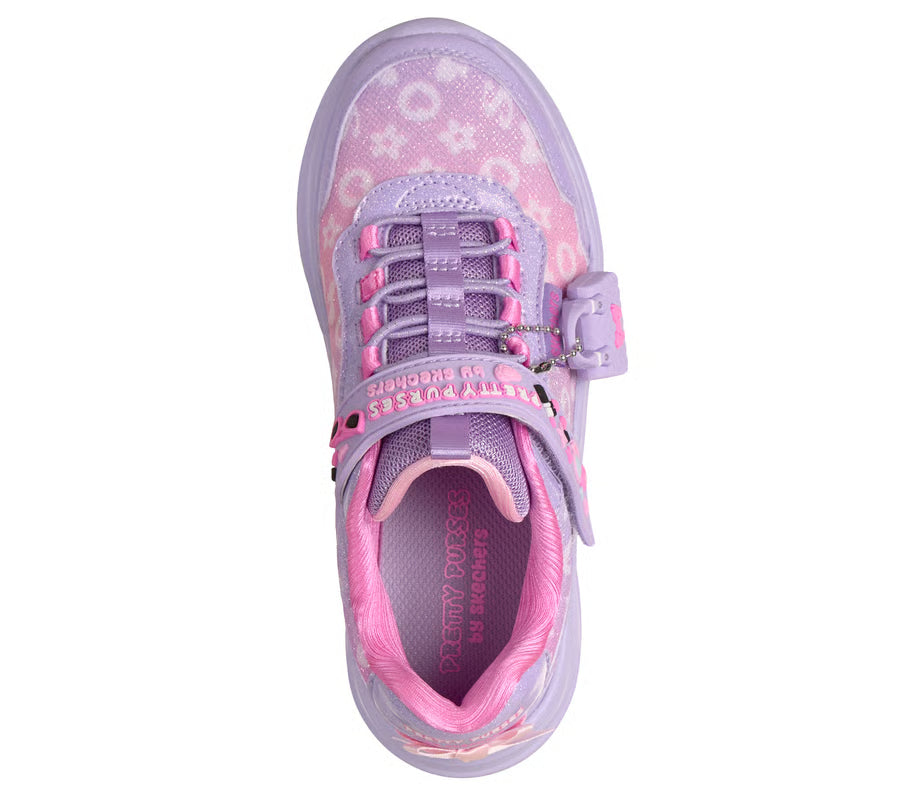 Skechers Girls Trainer Power Jams 2.0 Lavender/Multi