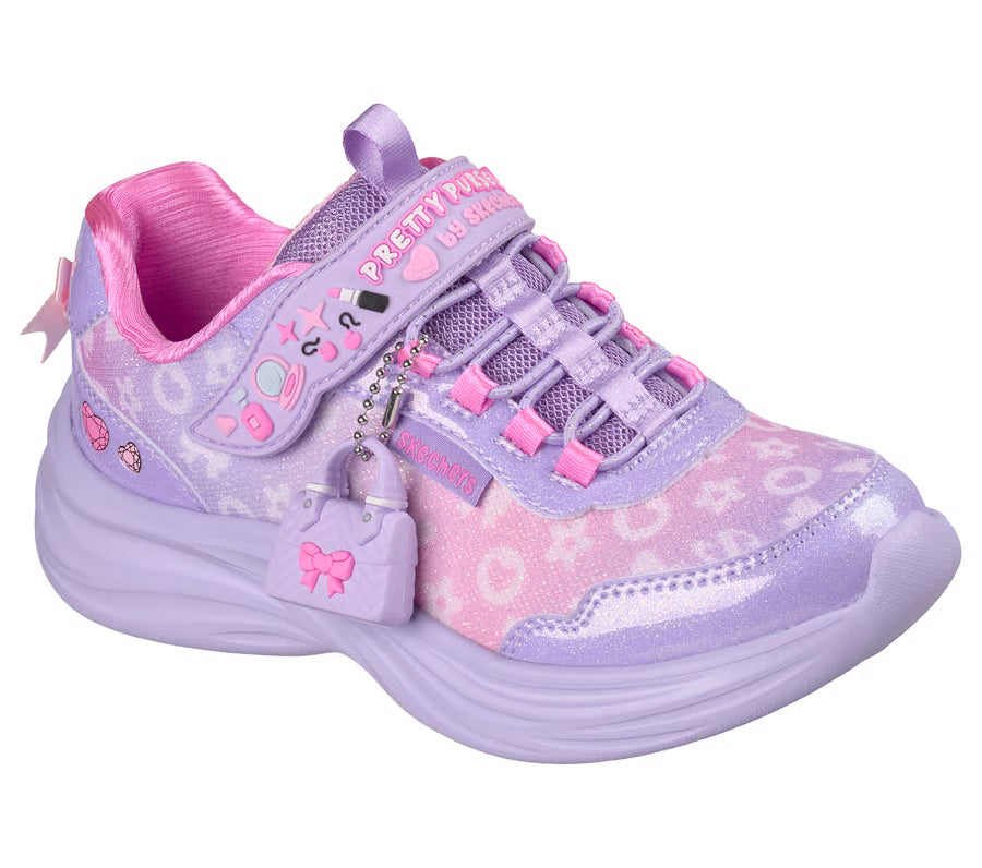 Skechers Girls Trainer Power Jams 2.0 Lavender/Multi