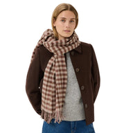 Part Two Womens Scarf Kitha Brandied Apricot Check