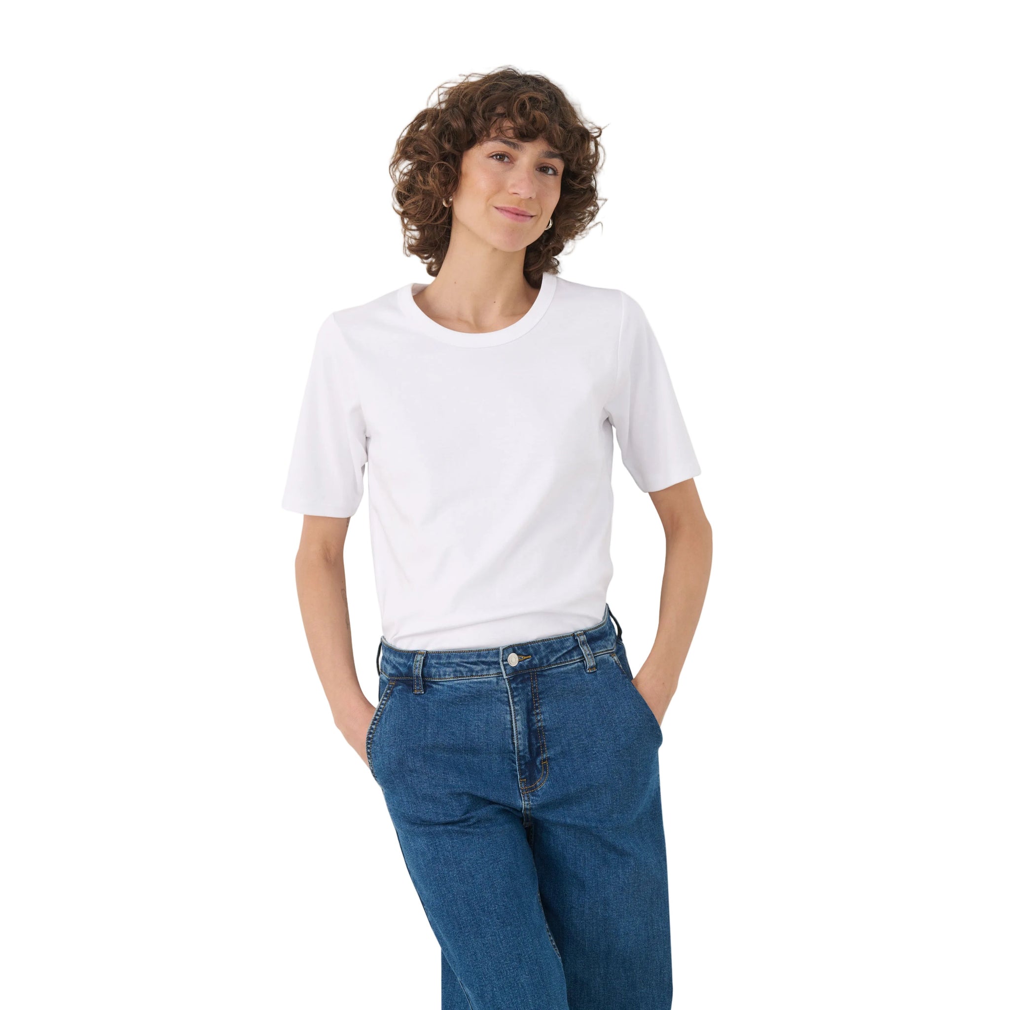 Part Two Womens Ratana T-Shirt Bright White