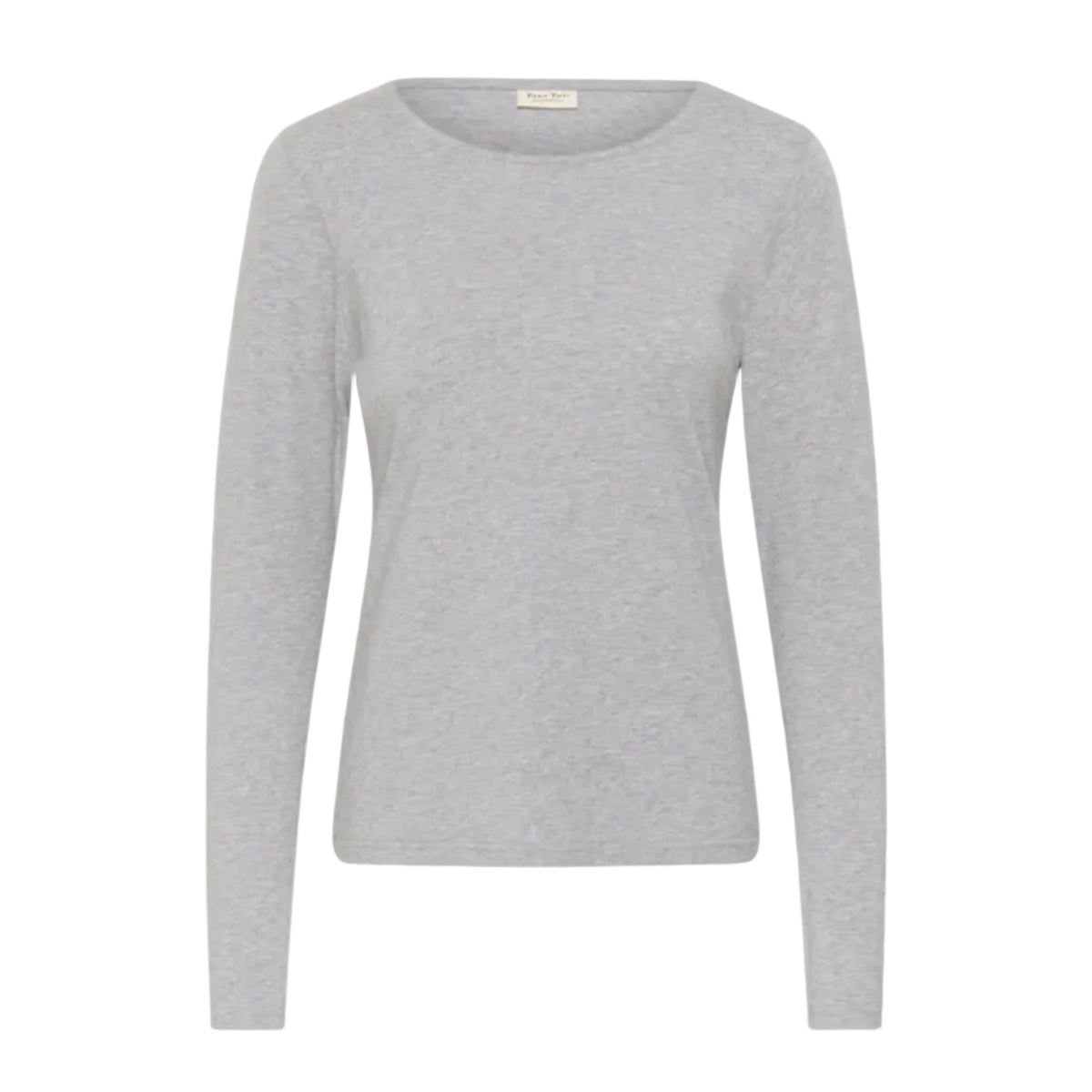 Part Two Womens Long Sleeve T-Shirt Nemajas Medium Grey Melange