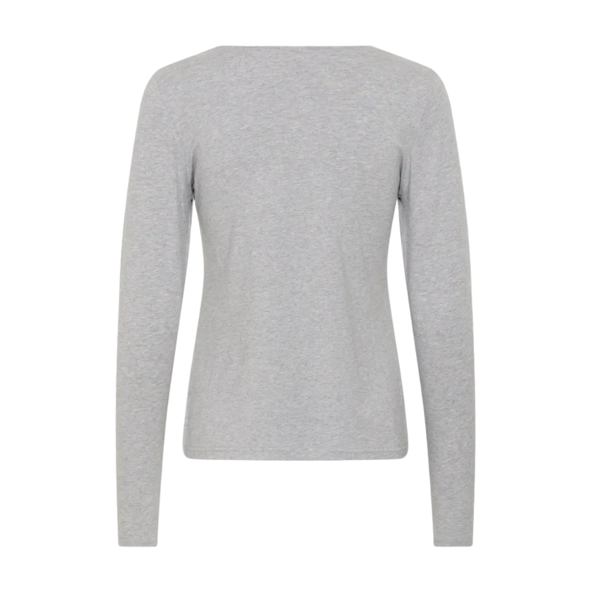 Part Two Womens Long Sleeve T-Shirt Nemajas Medium Grey Melange