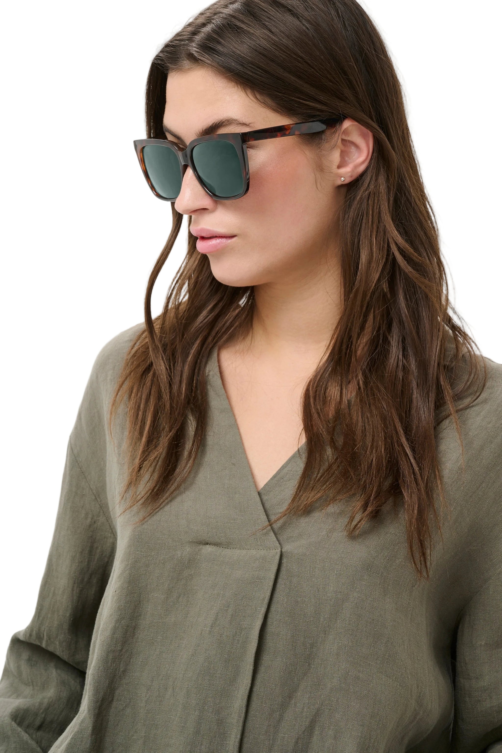 Part Two Womens Sunglasses Agnese Tortoise Shell