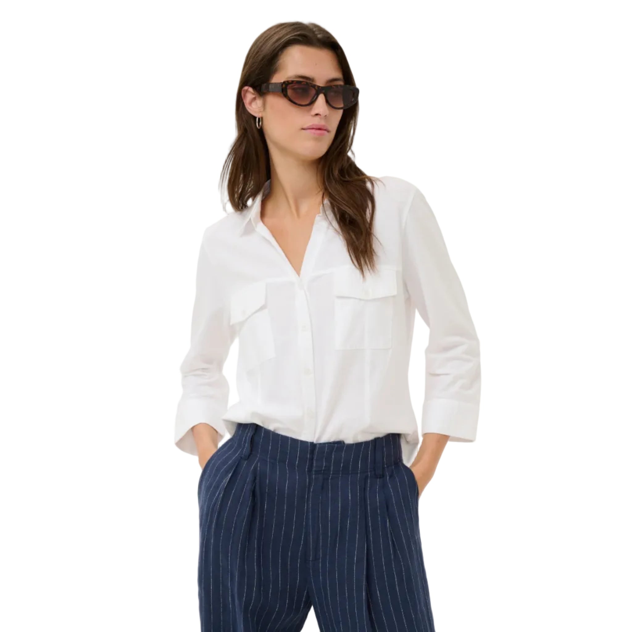 Part Two Womens Anise Shirt Bright White