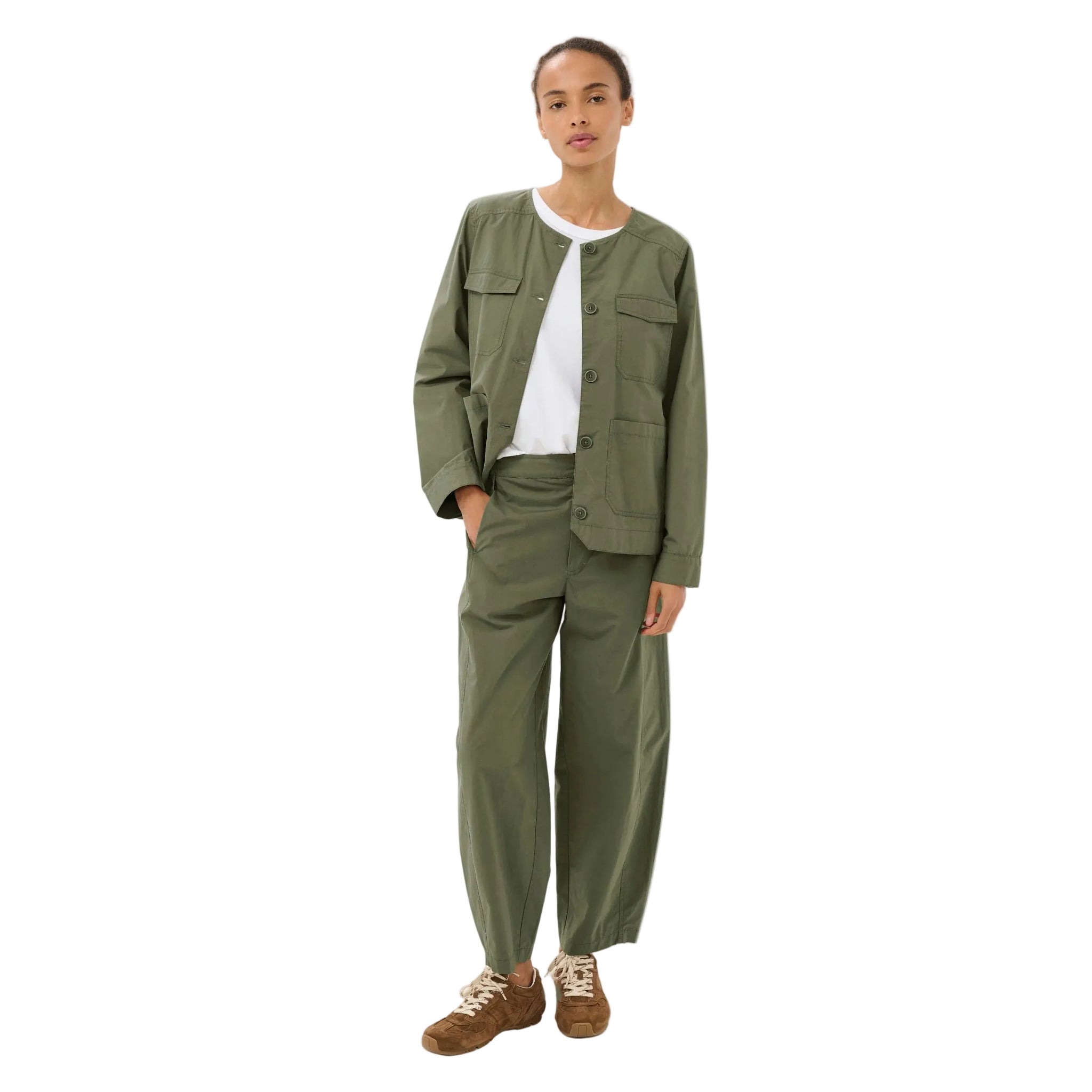 Part Two Womens AtimasPW Barrel Pants Smokey Olive
