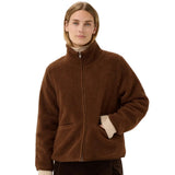 Part Two Womens Fleece Jacket Catharina Downtown Brown