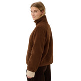 Part Two Womens Fleece Jacket Catharina Downtown Brown