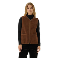 Part Two Womens Gilet Camelie Downtown Brown