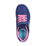 Skechers Girls Trainer Microspec Max Racer Gal Navy/Pink