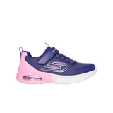 Skechers Girls Trainer Microspec Max Advance Fly 3.0 Navy/Pink