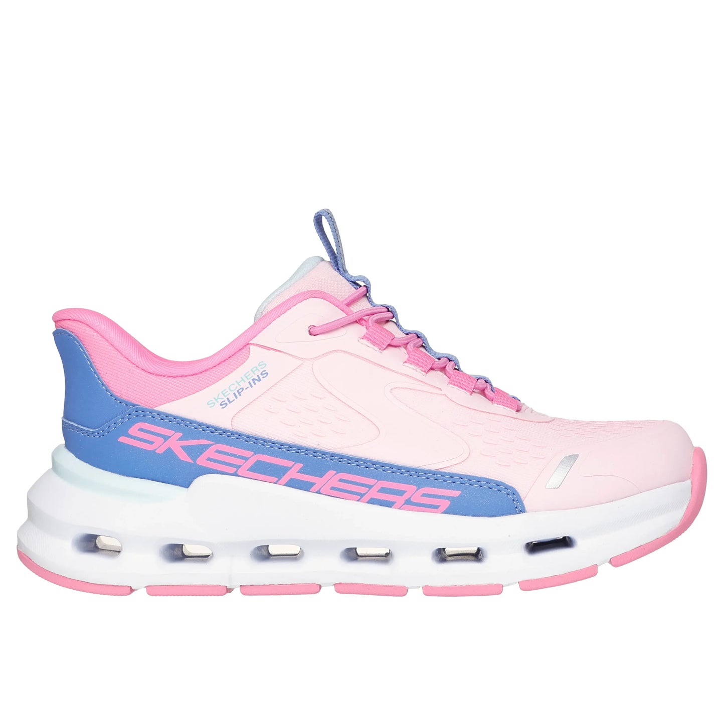 Skechers Girls Trainer Glide-Step Vista Lane Pink/Blue
