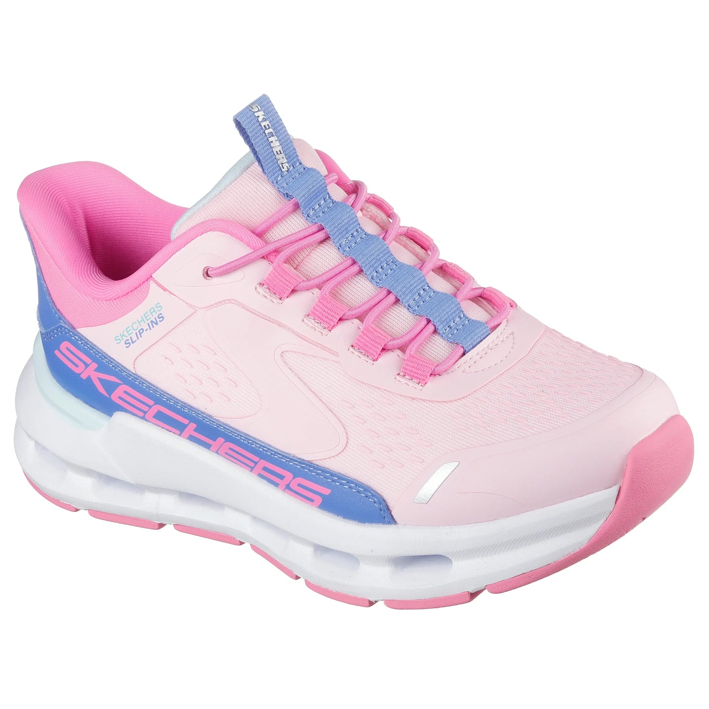 Skechers Girls Trainer Glide-Step Vista Lane Pink/Blue