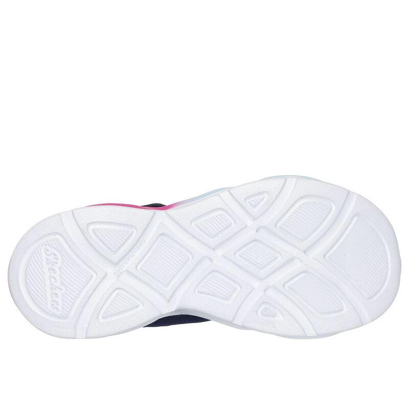 Skechers Girls Trainer S-Light Twisty Glow Navy/Multi