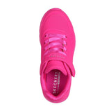 Skechers Girls Trainer Uno Lite Hot Pink