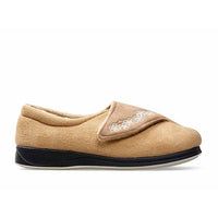 Padders Womens Slipper Hug Taupe/Camel