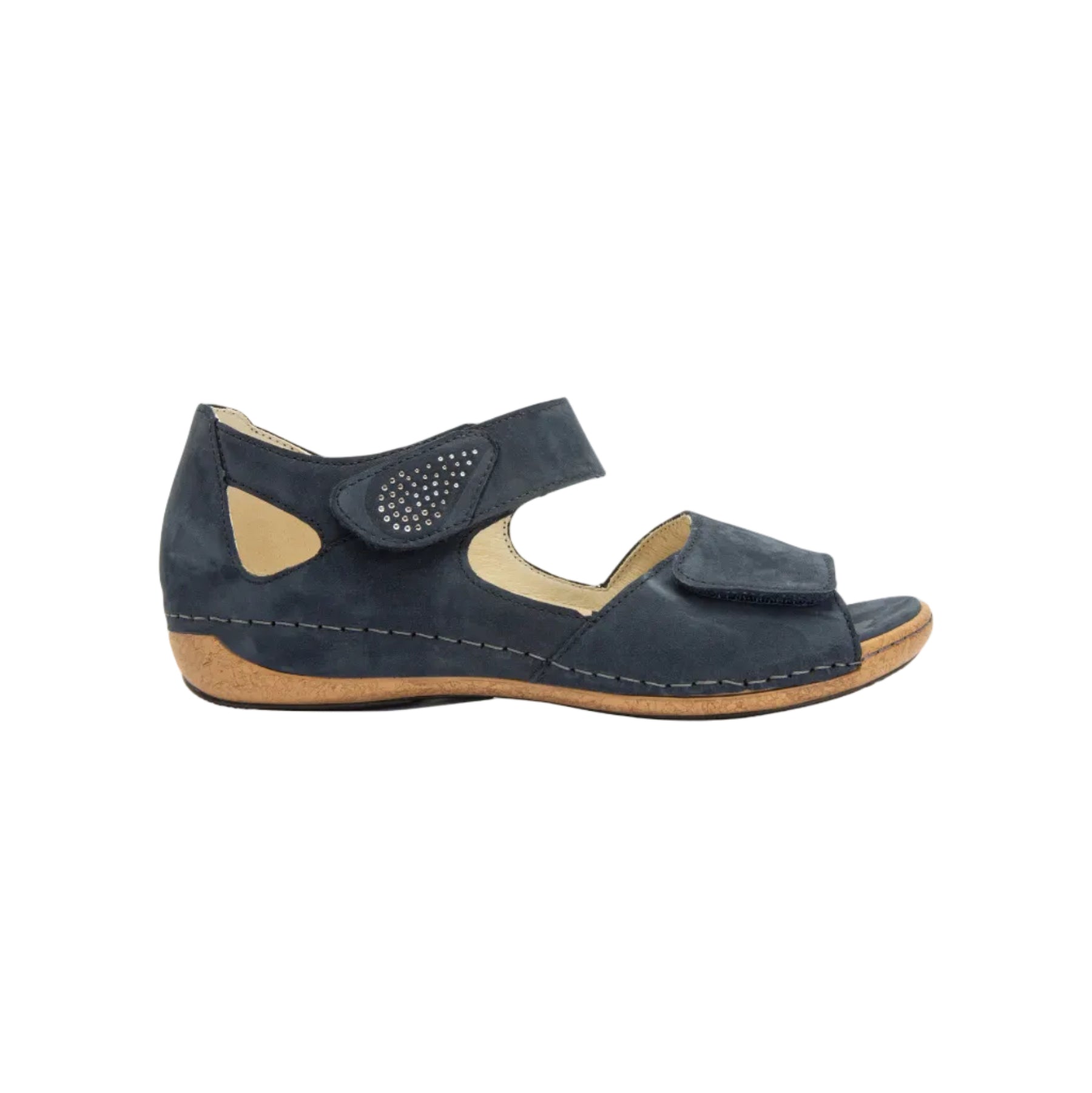 Waldlaufer Womens Sandal 342H80-201 Marine