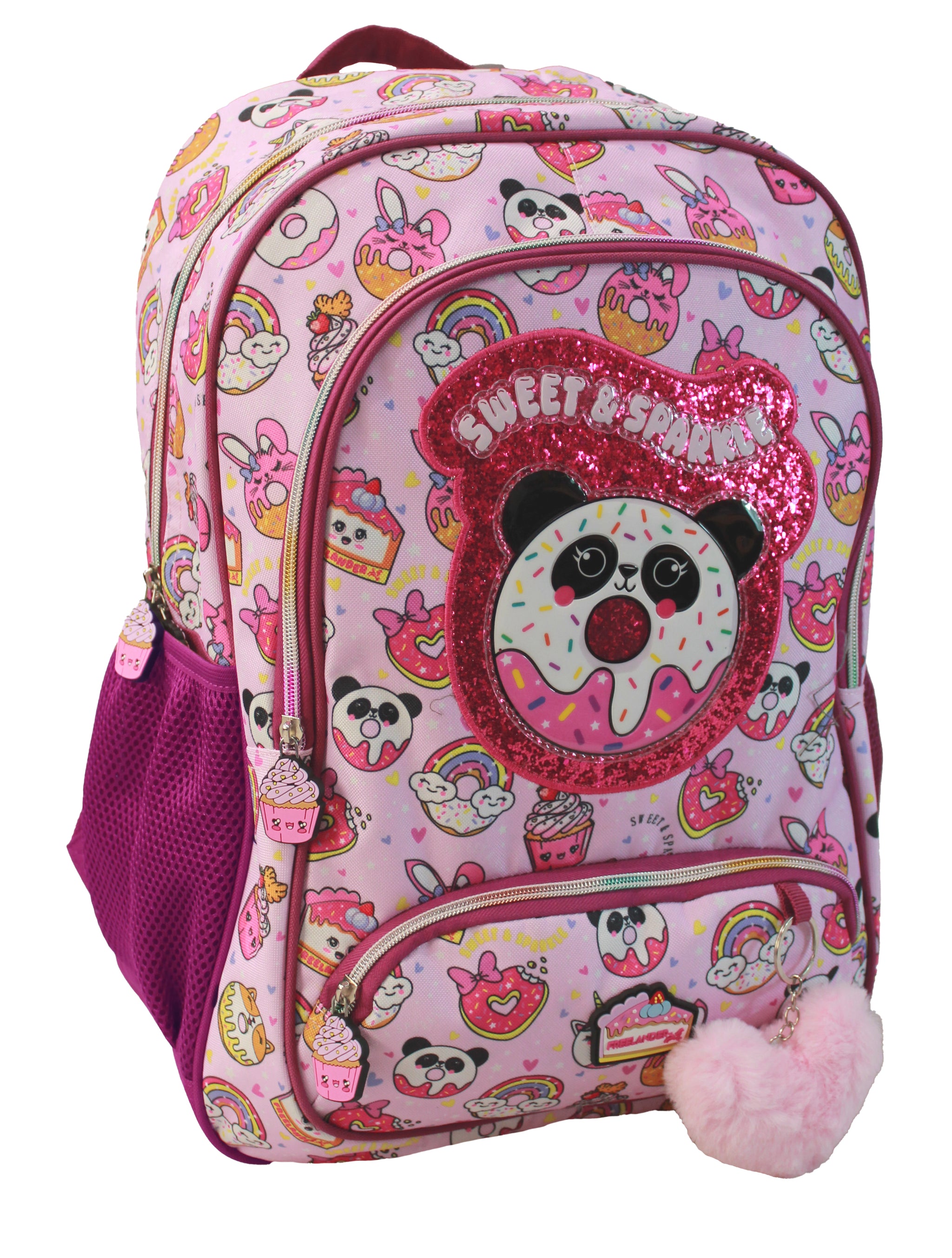 Freelander Girls Pink Sweet & Sparkle Backpack Pink
