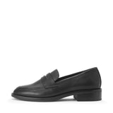 Angry Angels Kids School Shoe Milan Black Leather