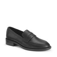 Angry Angels Kids School Shoe Milan Black Leather