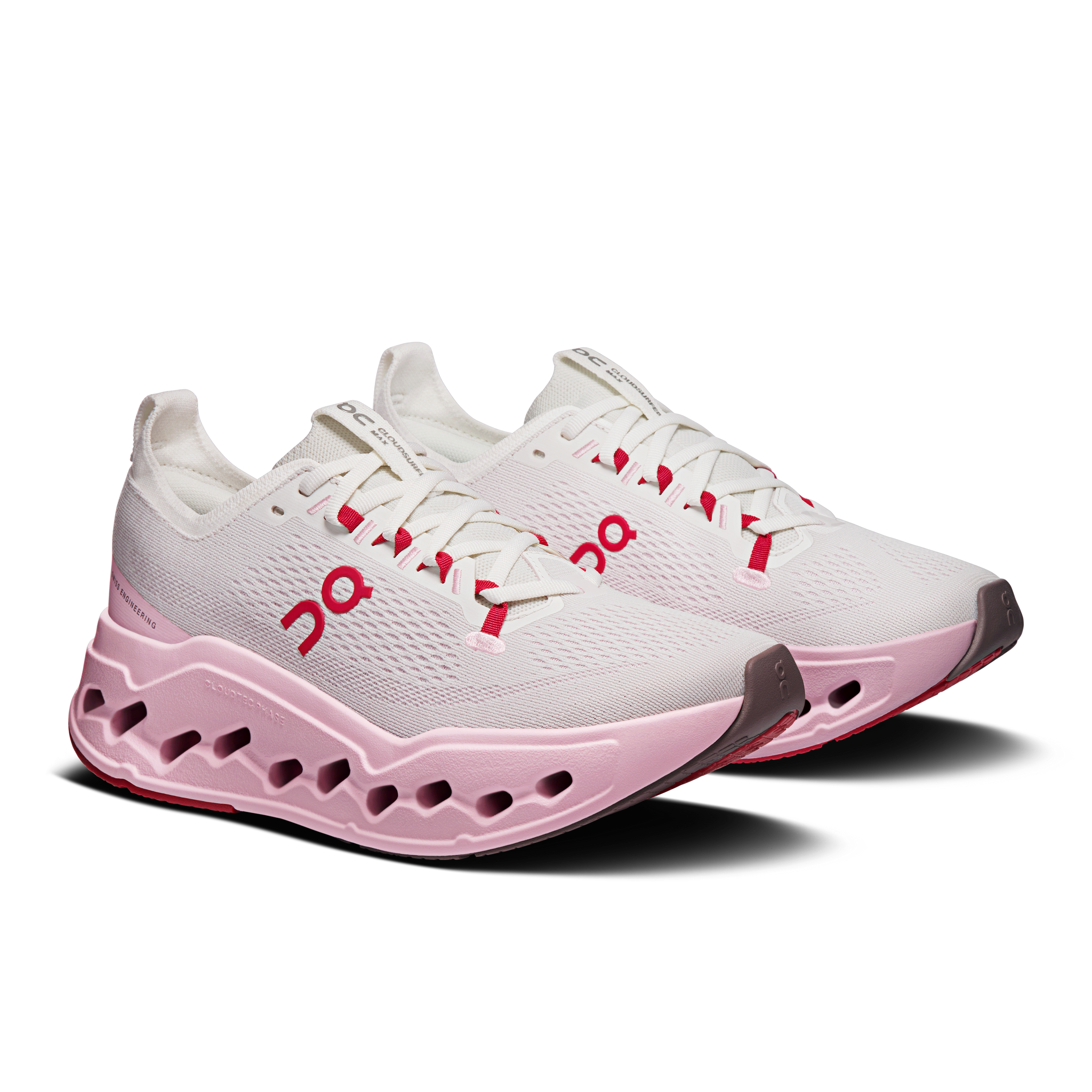 On Running Womens Trainer Cloudsurfer Max Ivory/Peony