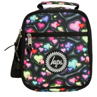 Hype Black 3D Hearts Lunch Box