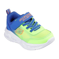 Skechers Boys Trainer S-Lights Meteor Krendox Blue/Lime