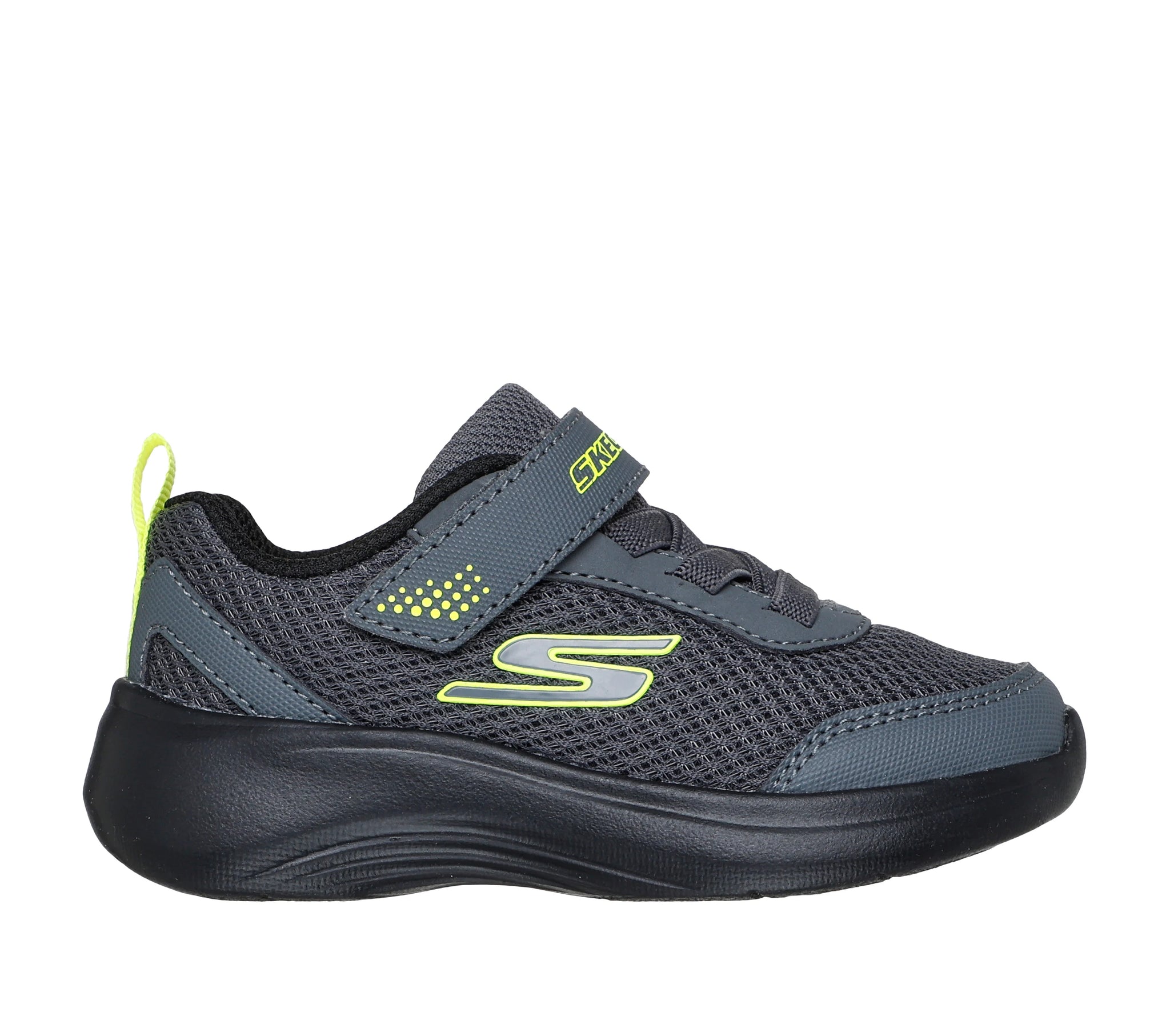 Skechers Boys Trainer Selectors Reset Achieved Charcoal/Black/Lime