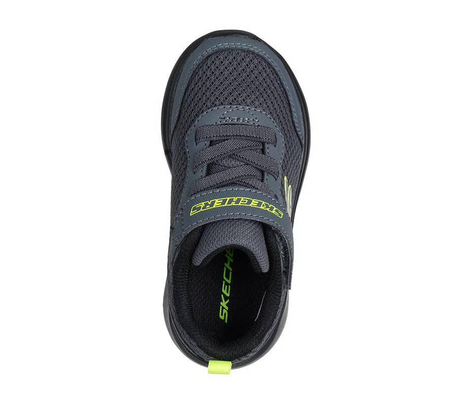 Skechers Boys Trainer Selectors Reset Achieved Charcoal/Black/Lime