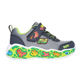 Skechers Boys Trainer Play Scene Charcoal/Lime