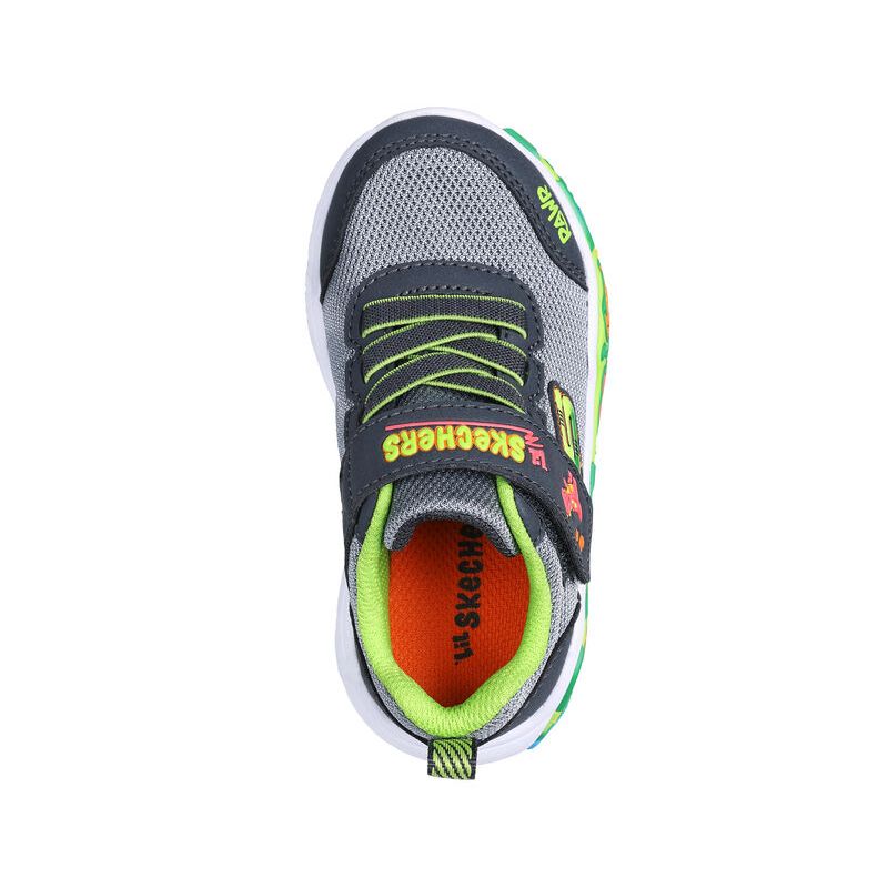 Skechers Boys Trainer Play Scene Charcoal/Lime