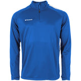 Stanno First adults' royal and white quarter-zip top