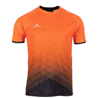 Stanno kids' black and orange t-shirt