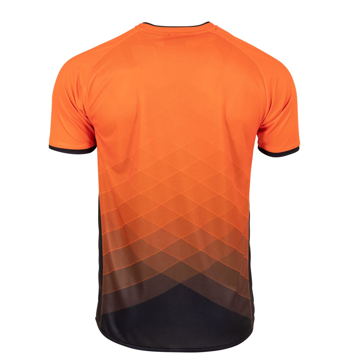 Stanno kids' black and orange t-shirt