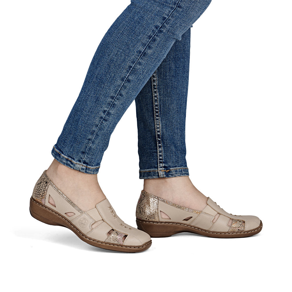 Rieker Womens Shoe 41385-63 Beige